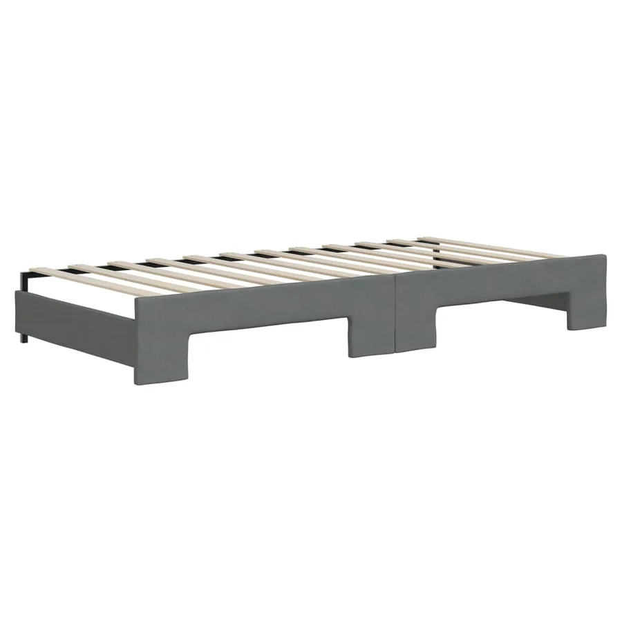 Lit de jour avec gigogne et tiroirs sans matelas 90x200 cm - 6