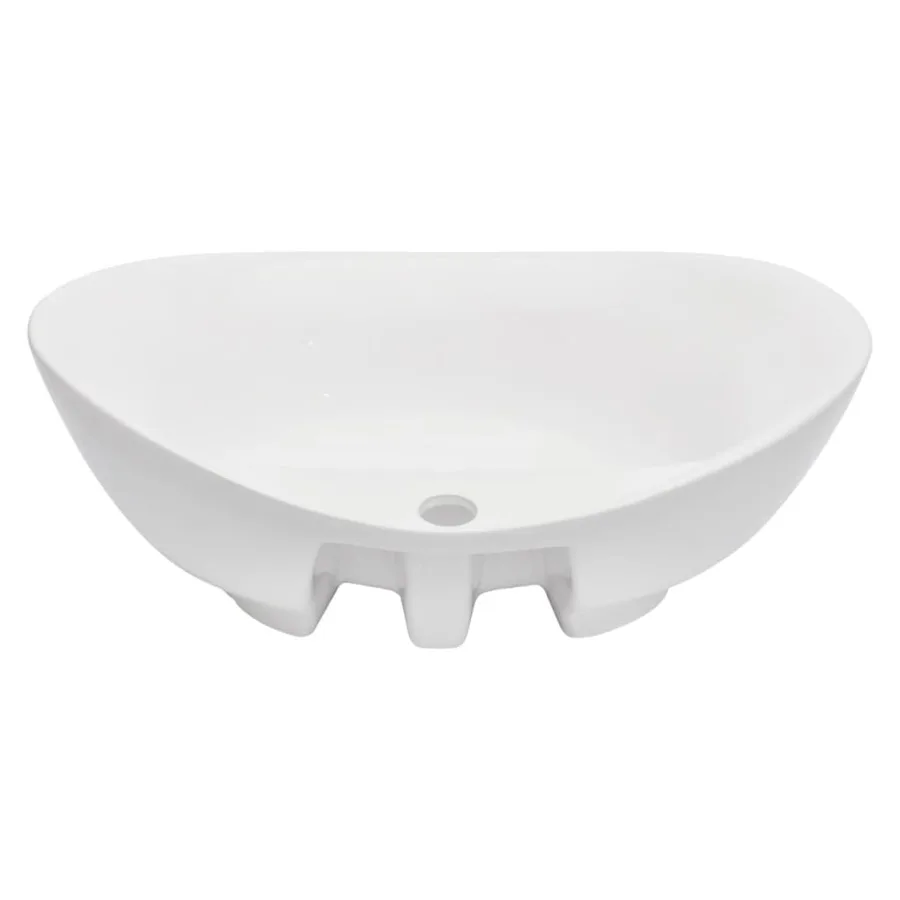 Meuble de salle de bain en deux pièces Céramique Gris - 6