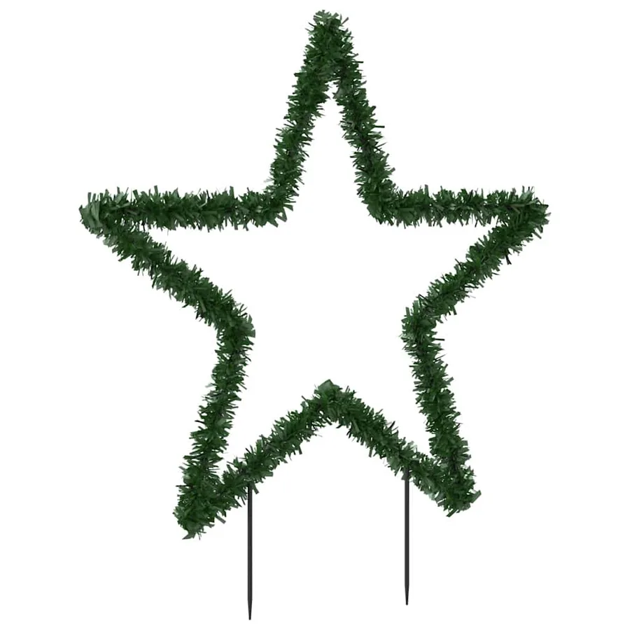 Décoration lumineuse étoile de Noël avec piquets 80 LED 60 cm - 7
