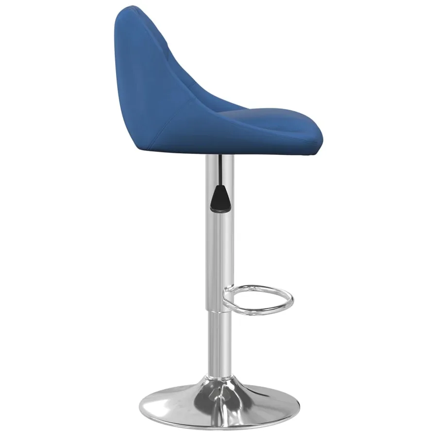 Tabouret de bar Bleu Velours - 4