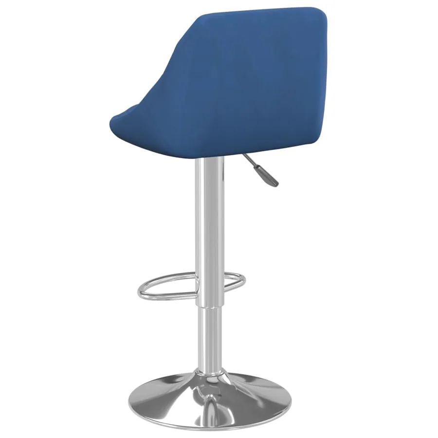 Tabouret de bar Bleu Velours - 5