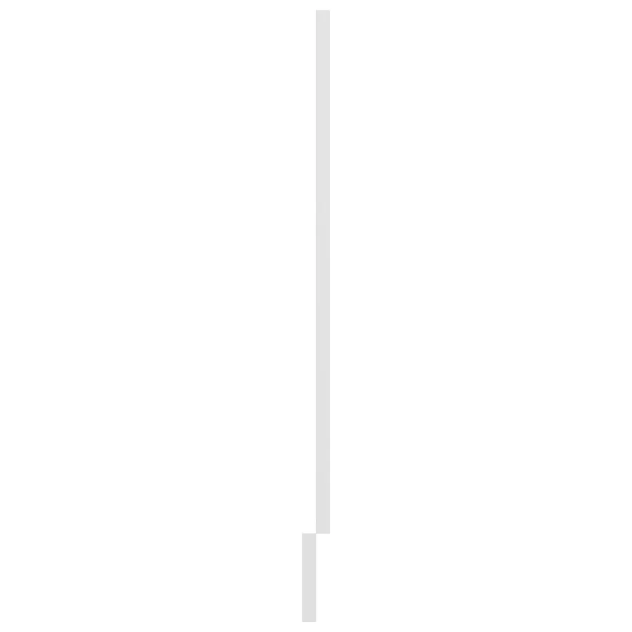 Panneau de lave-vaisselle "Lyon" Blanc 45 x 3 x 67 cm Bois d'ingénierie - 5