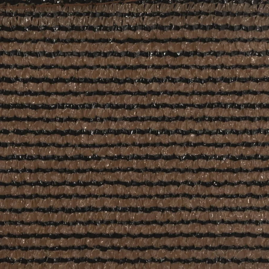 Voile d'ombrage 160 g/m² Marron 5x8 m PEHD - 9