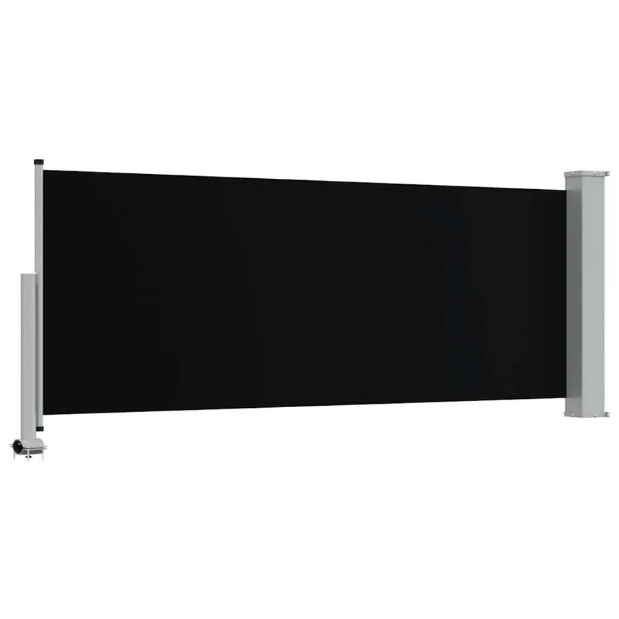 Auvent latéral rétractable de patio 120 x 300 cm Noir - 7