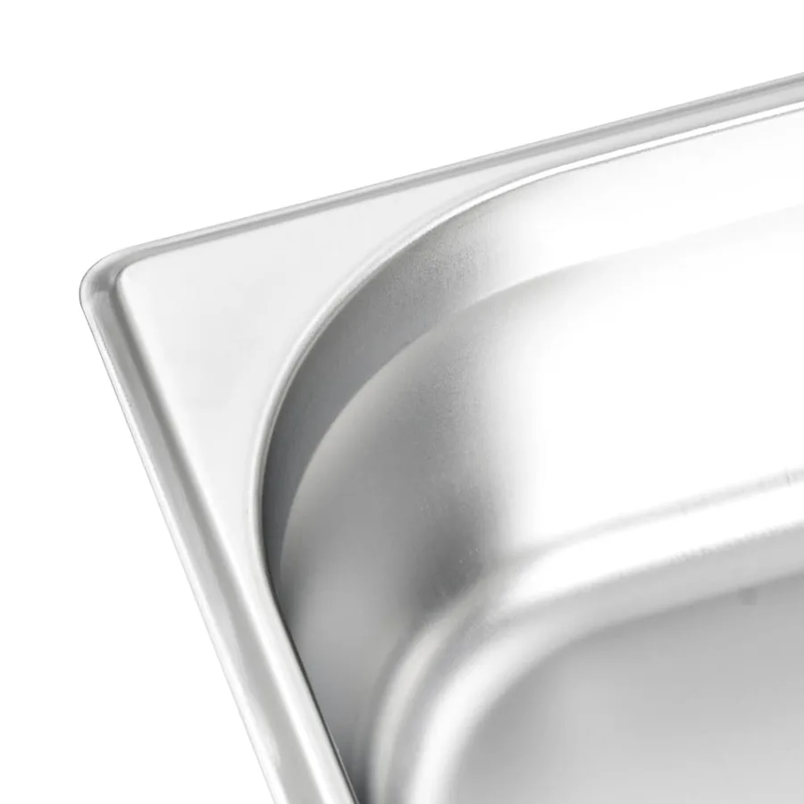 Récipients Gastronorm 4 pcs GN 1/2 100 mm Acier inoxydable - 7