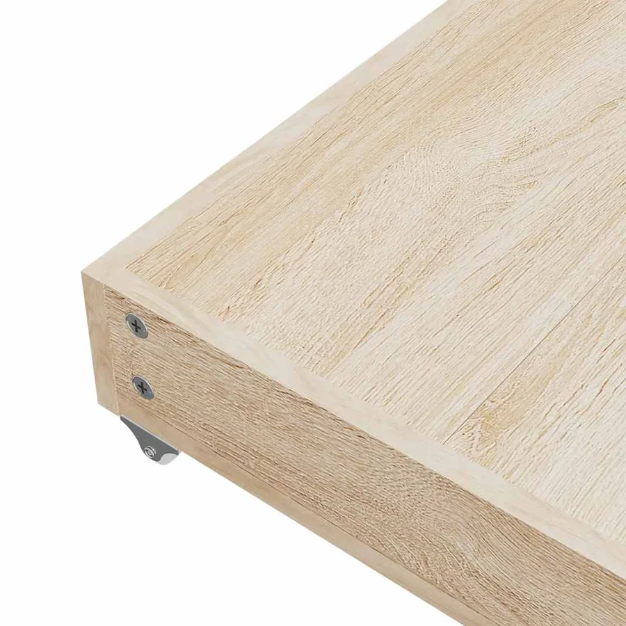 Tiroirs de lit 2 pcs vert foncé bois d'ingénierie et velours - 7
