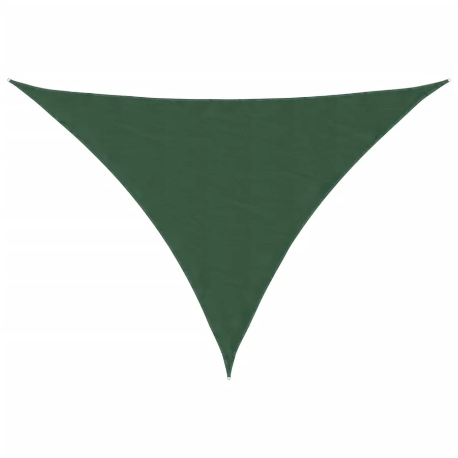 Voile parasol tissu oxford triangulaire 3x4x4 m vert foncé - 2