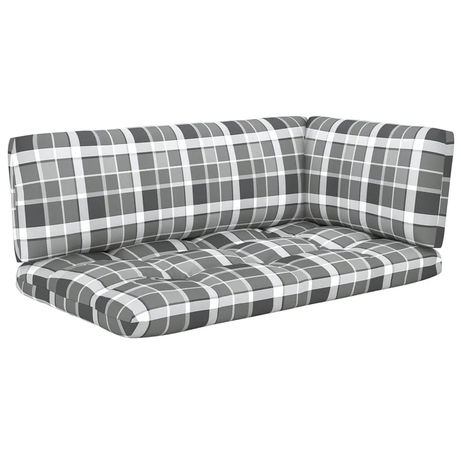Salon de jardin palette 6pcs avec coussins Bois de pin imprégné - 5