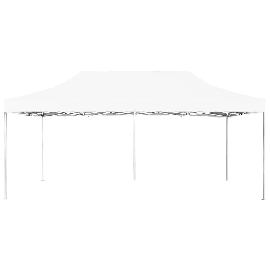 Tente de réception pliable Aluminium 6 x 3 m Blanc - 2