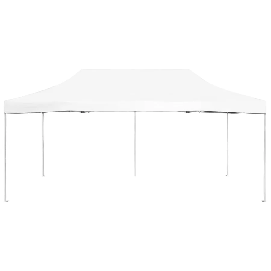 Tente de réception pliable Aluminium 6 x 3 m Blanc - 3