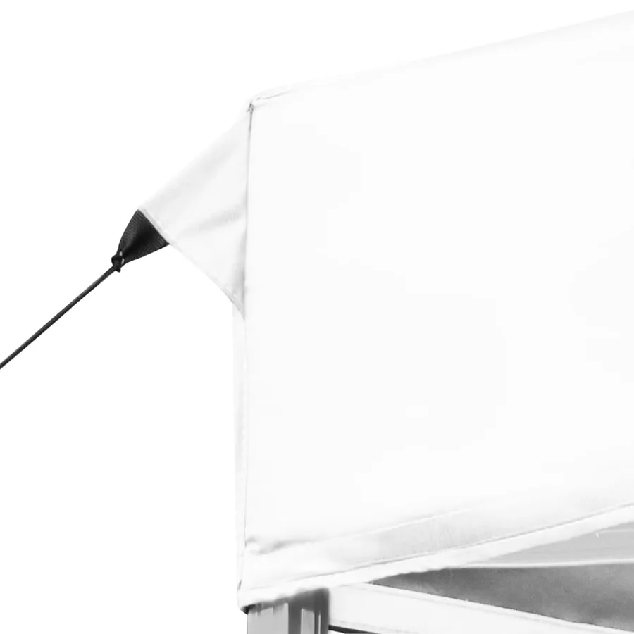 Tente de réception pliable Aluminium 6 x 3 m Blanc - 5