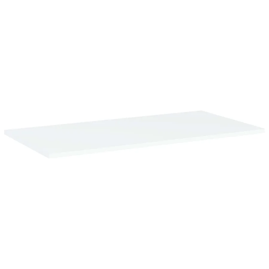 Panneaux de bibliothèque 4 pcs blanc bois d’ingénierie - 2