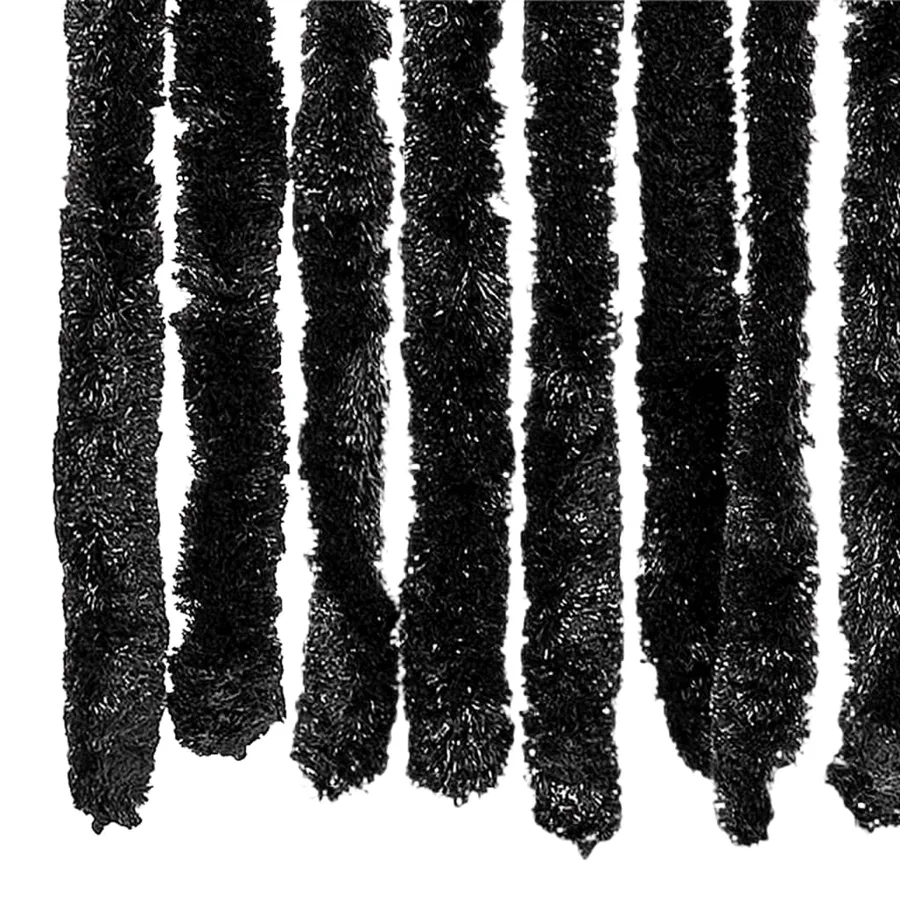 Moustiquaire anthracite 118x220 cm chenille - 5