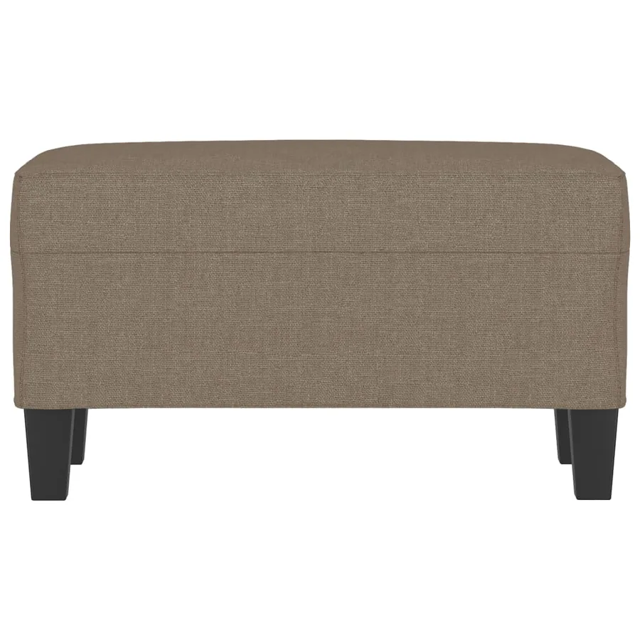 Banc Taupe 70x35x41 cm Tissu - 3