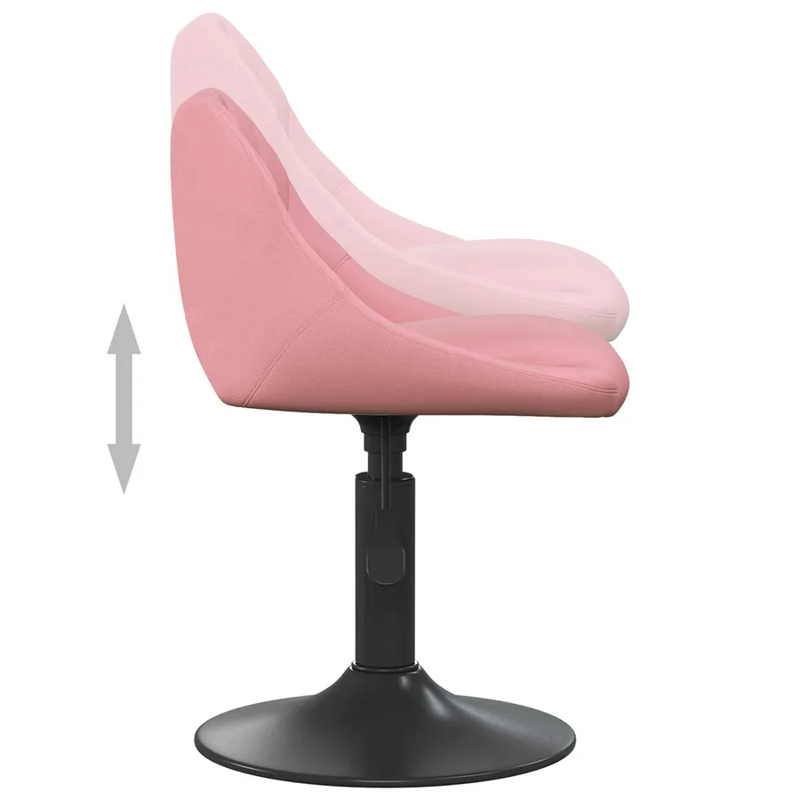 Tabouret de bar Rose 46 x 44 x (62.5-77.5) cm Faux cuir - 7