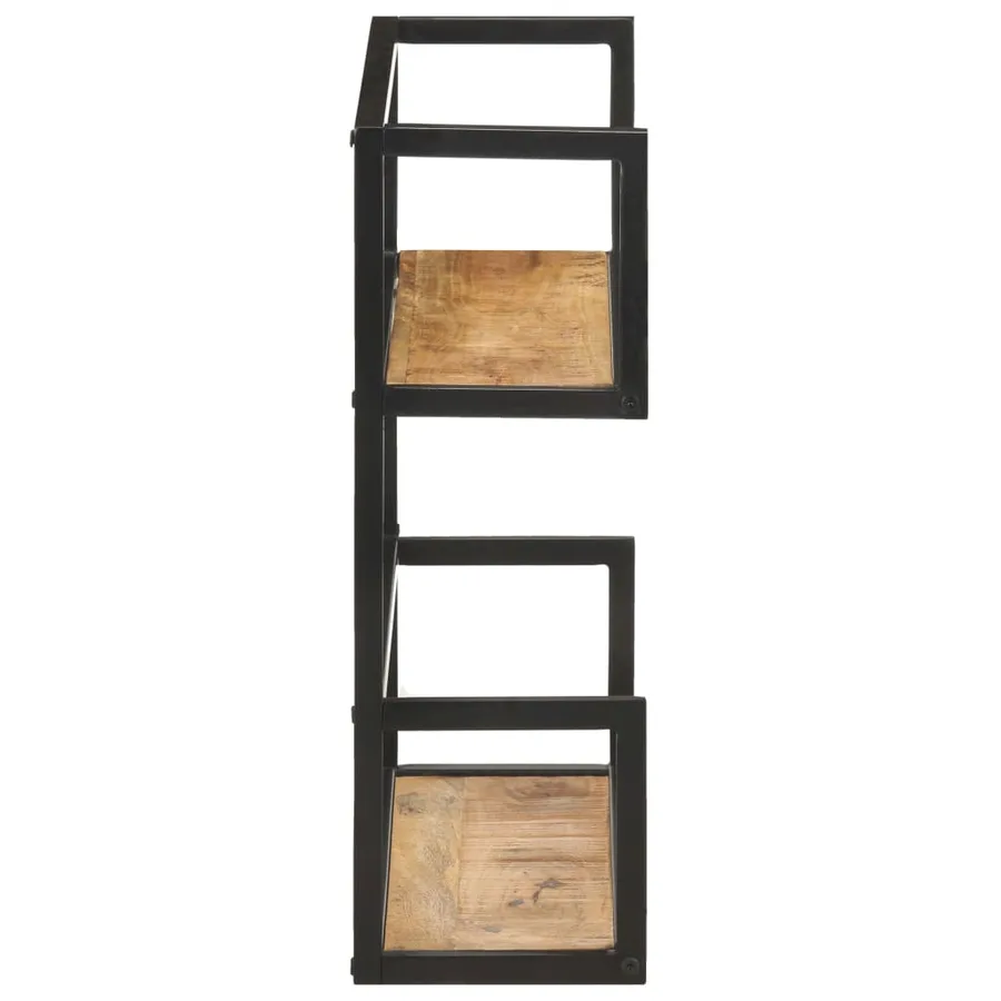 Étagère murale 60x20x60 cm Bois de manguier brut - 3
