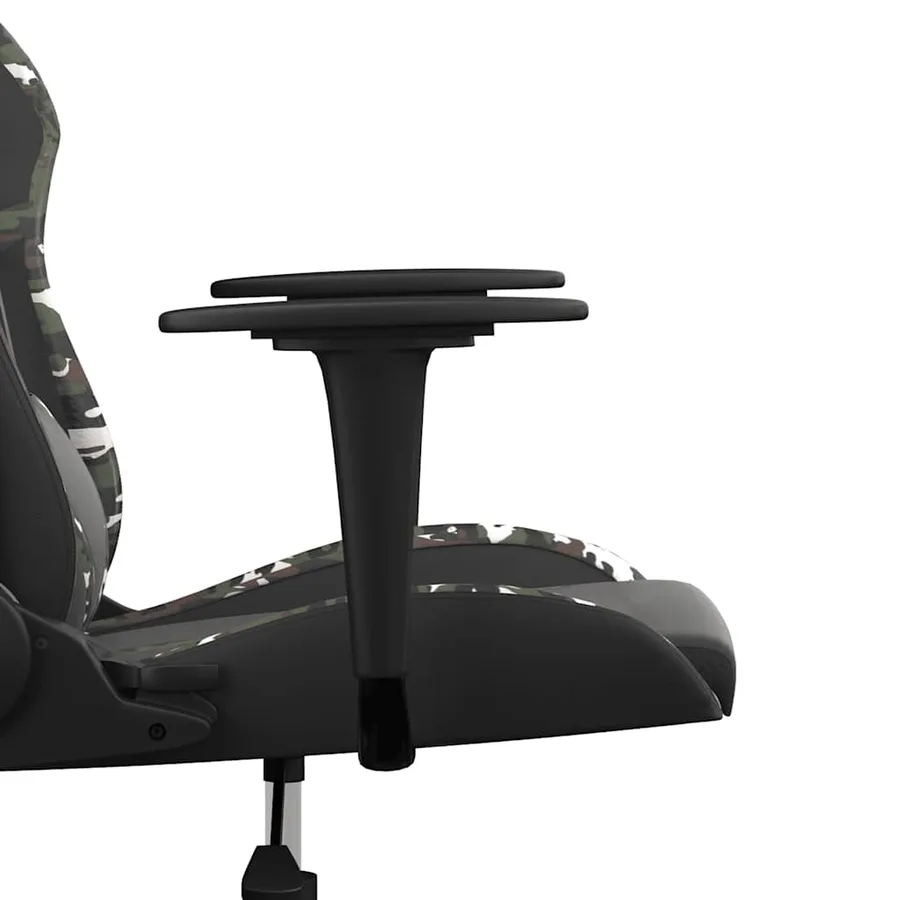 Chaise de jeu de massage Noir et camouflage Similicuir - 10