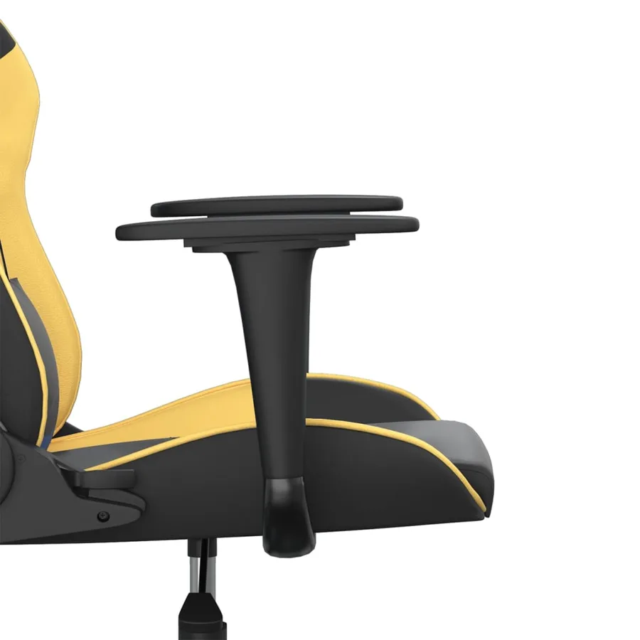Chaise de jeu Noir et doré Similicuir - 10