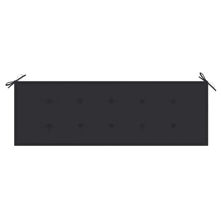 Banc de jardin 3 places avec coussin 150 cm Bois d'eucalyptus - 7