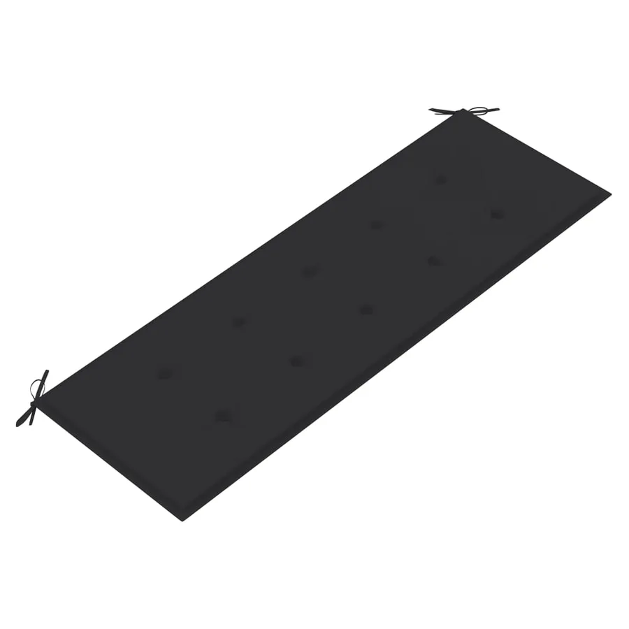 Banc de jardin 3 places avec coussin 150 cm Bois d'eucalyptus - 8
