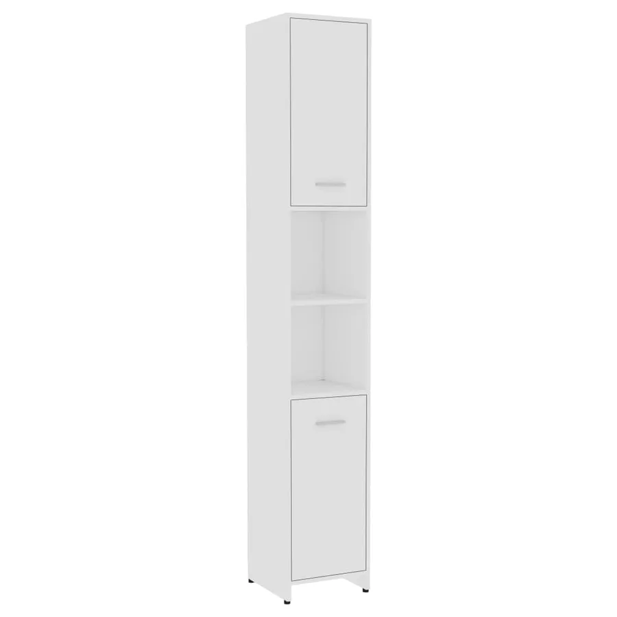 Ensemble de meubles de bain 3 pcs Blanc Bois d'ingénierie - 7