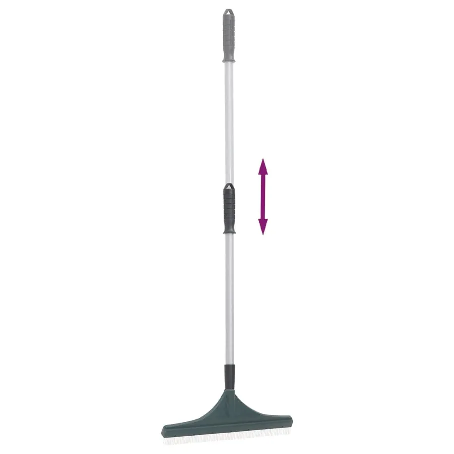 Râteau à gazon artificiel vert foncé 131 cm PP - 3