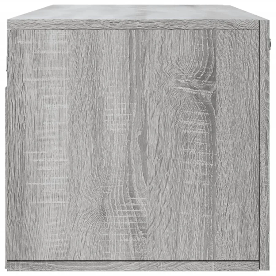 Armoire murale sonoma gris 100x36,5x35 cm bois d'ingénierie - 6