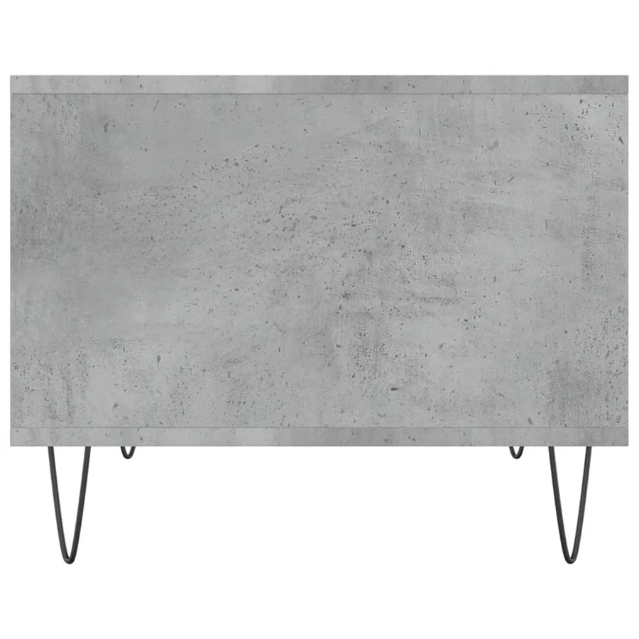 Table basse gris béton 60x50x40 cm bois d'ingénierie - 5