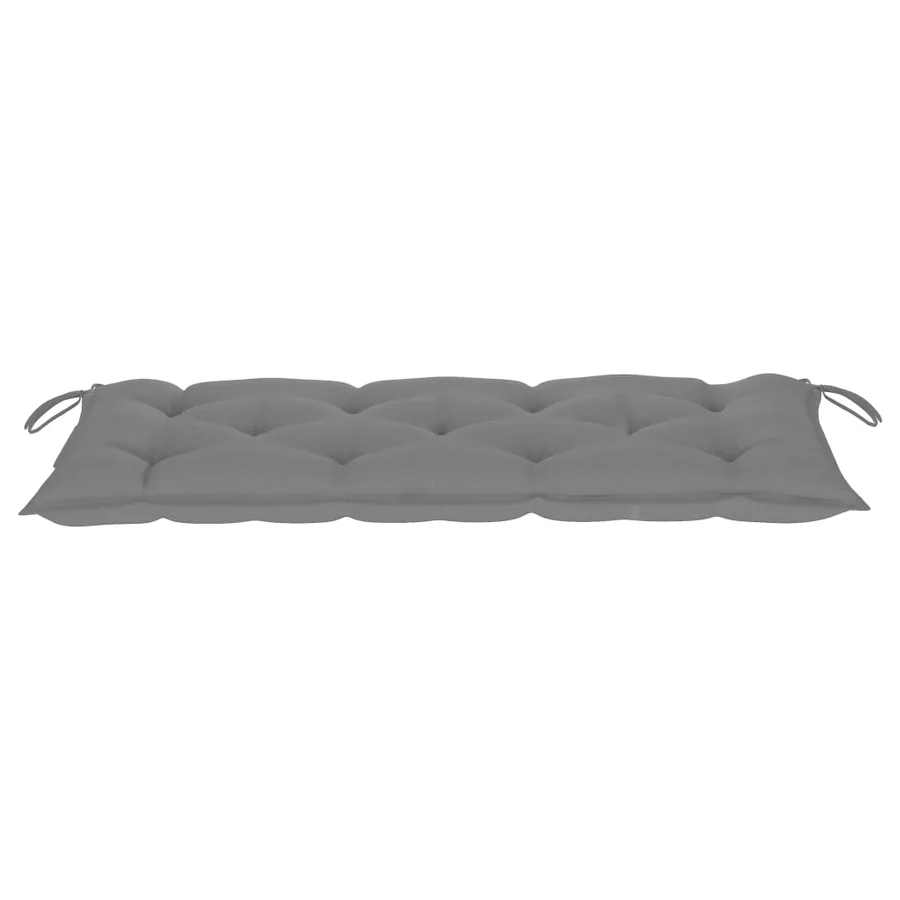 Banc de jardin pliable avec coussin 118 cm Bambou - 6