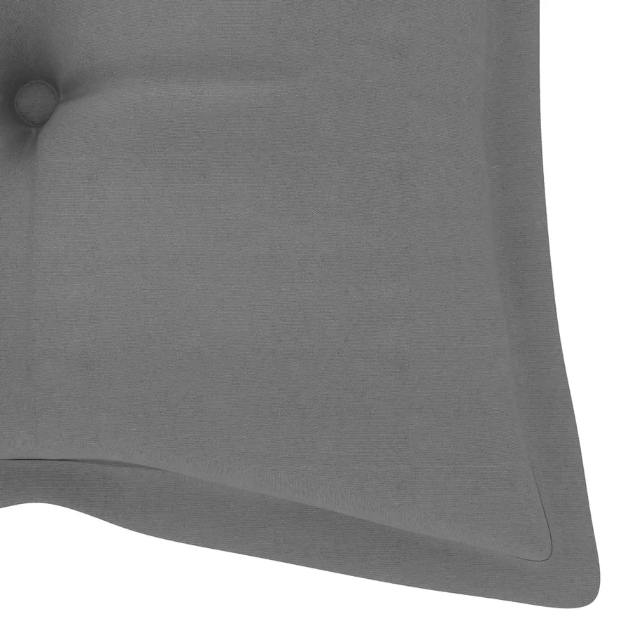 Banc de jardin pliable avec coussin 118 cm Bambou - 8