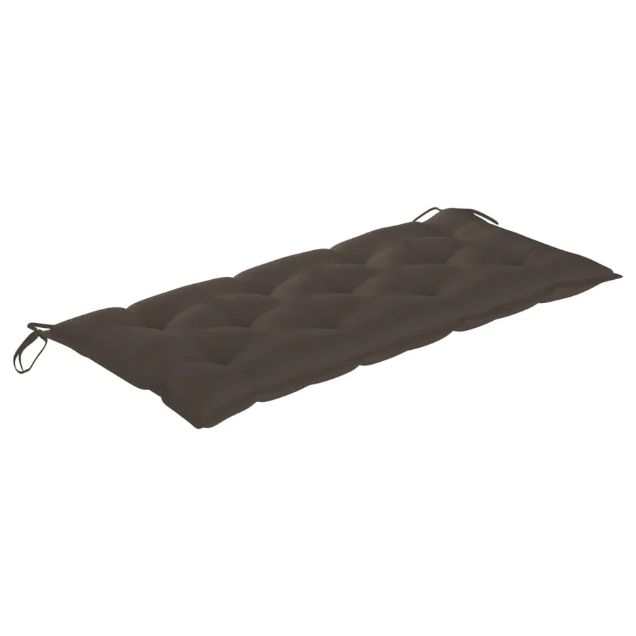 Banc de jardin avec coussin 120 cm Bambou - 6