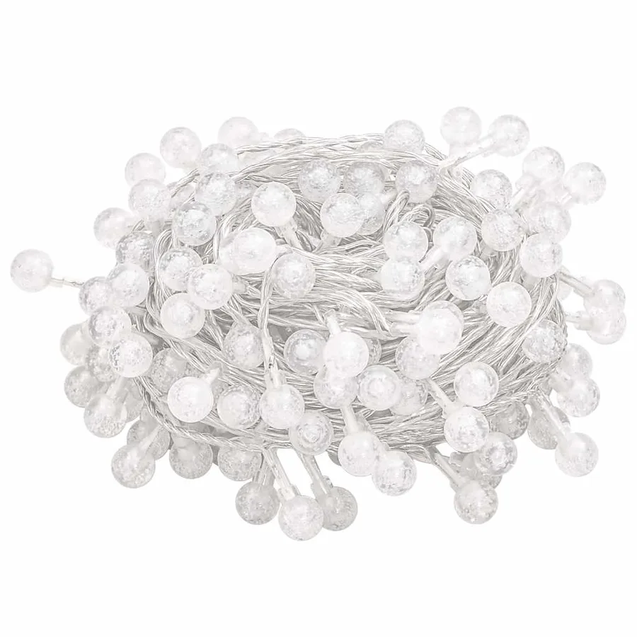 Guirlande lumineuse Globe 40 m 400 LED Blanc froid 8 fonctions - 9
