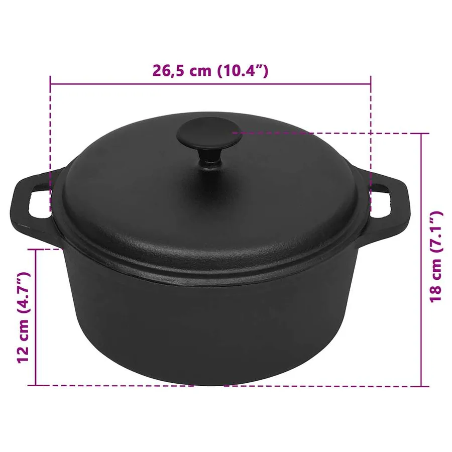 Pot Ø26,5 cm Fonte - 9