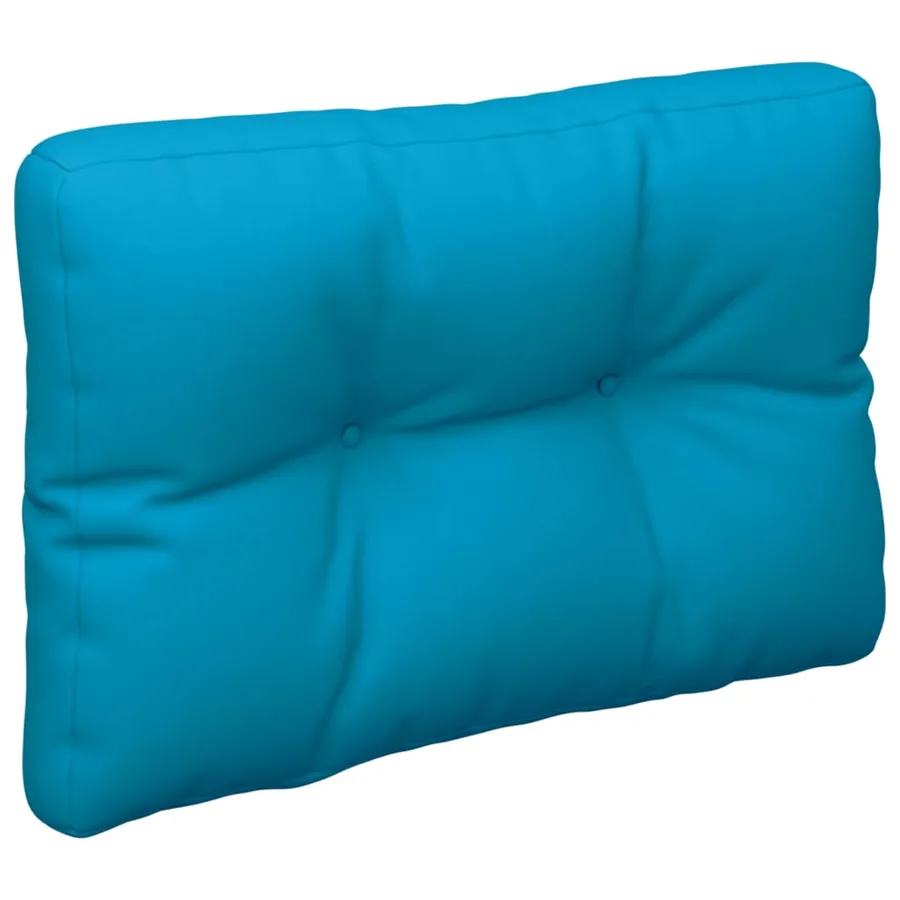 Coussins de palette lot de 2 bleu tissu - 5