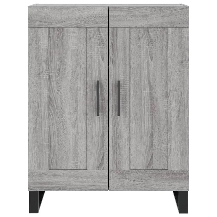 Buffet haut Sonoma gris 69,5x34x180 cm Bois d'ingénierie - 8