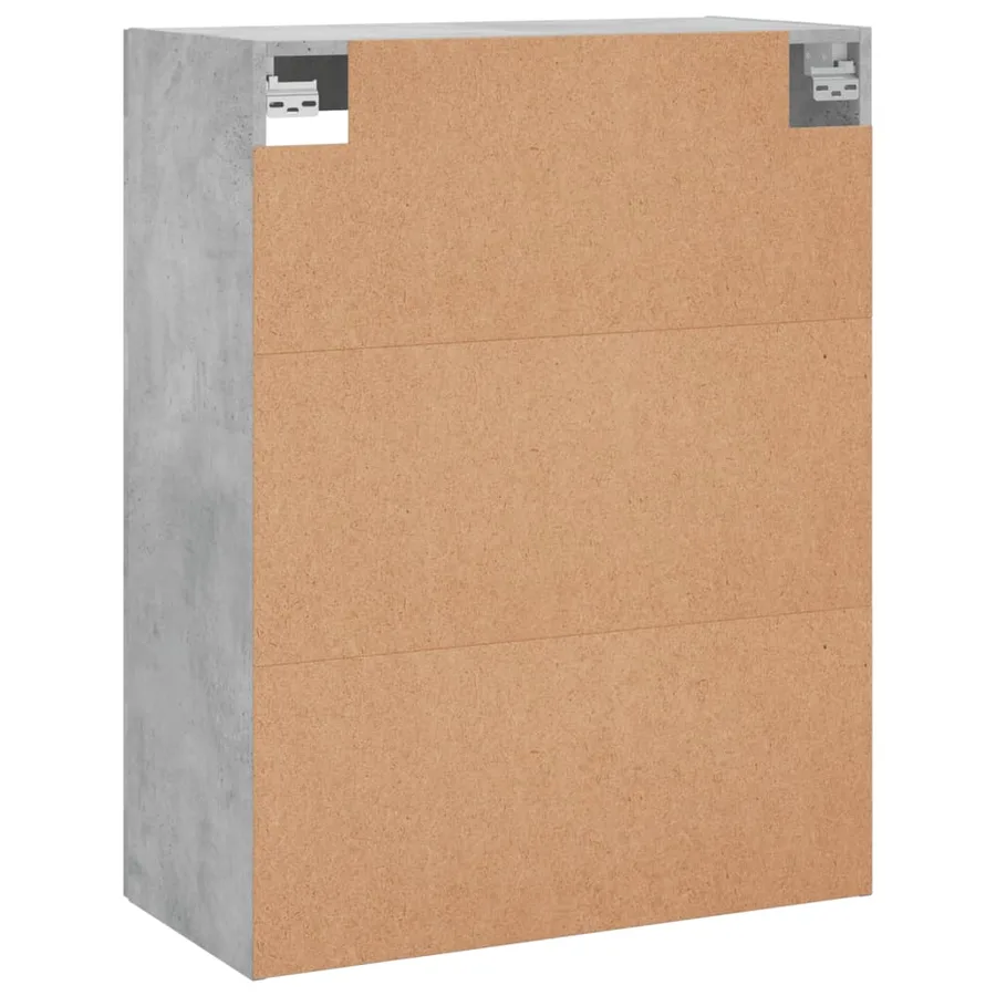 Armoire murale gris béton 69,5x34x90 cm - 9
