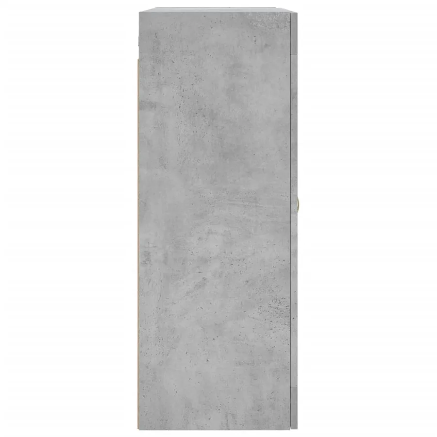 Armoires murales 2 pcs gris béton bois d'ingénierie - 7