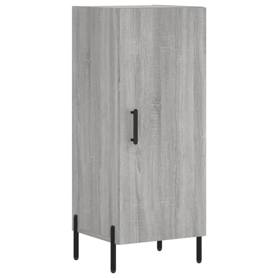 Buffet haut Sonoma gris 34,5x34x180 cm Bois d'ingénierie - 7