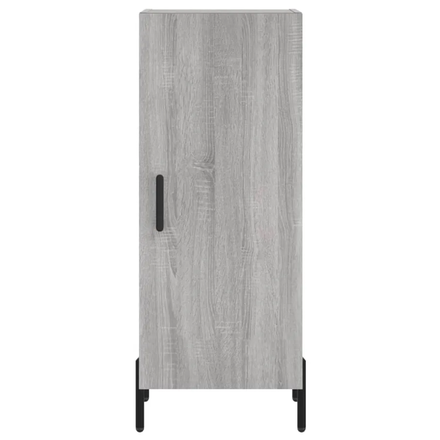 Buffet haut Sonoma gris 34,5x34x180 cm Bois d'ingénierie - 8