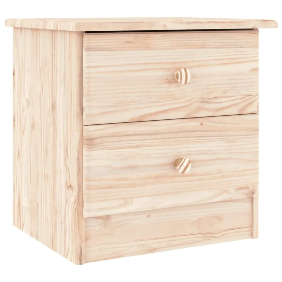 Table de chevet ALTA 41x35x41 cm bois de pin massif - 2