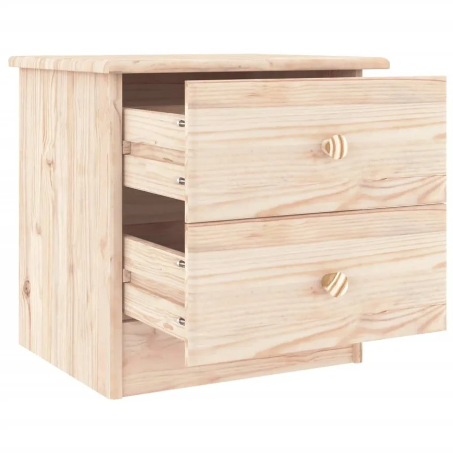 Table de chevet ALTA 41x35x41 cm bois de pin massif - 4