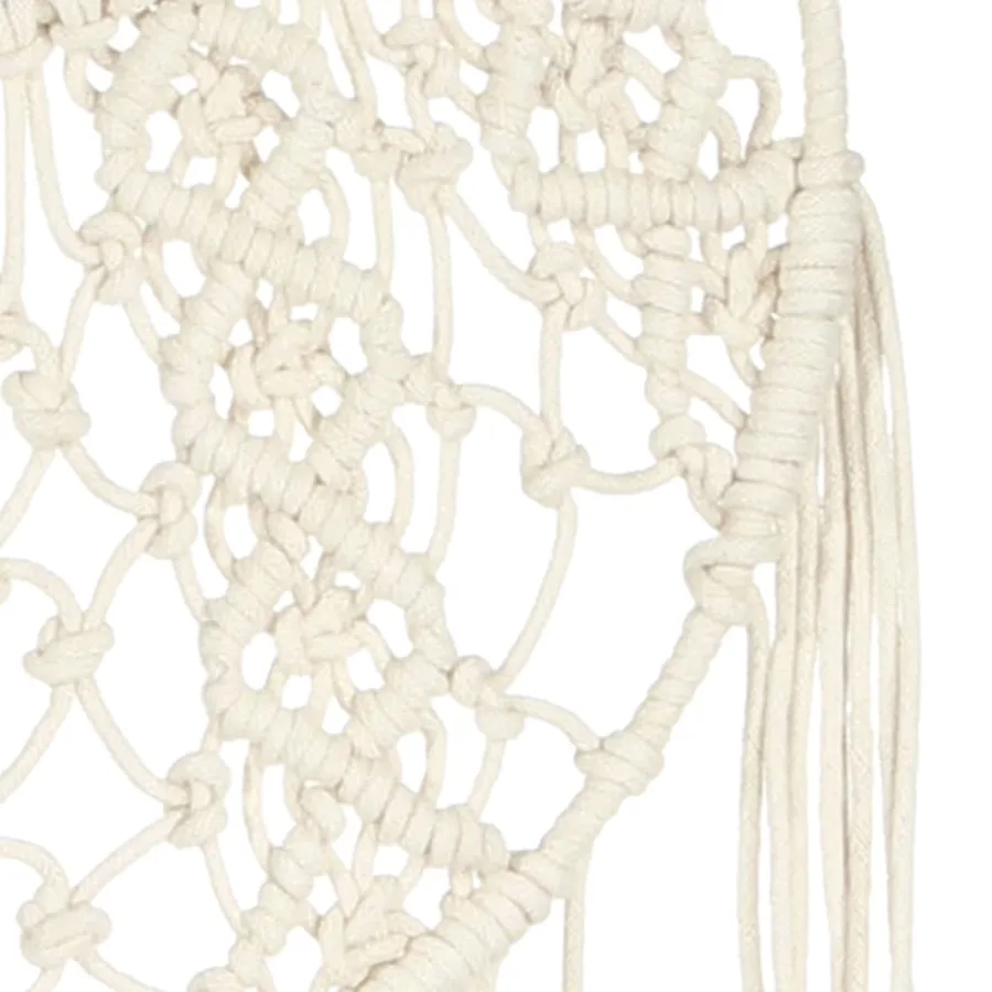 Cintre mural en macramé 40x80 cm Coton - 5