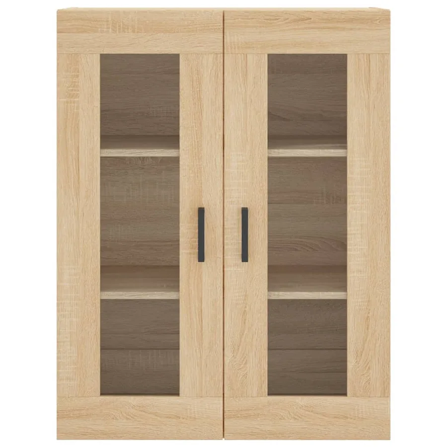 Buffet haut Chêne sonoma 69,5x34x180 cm Bois d'ingénierie - 6