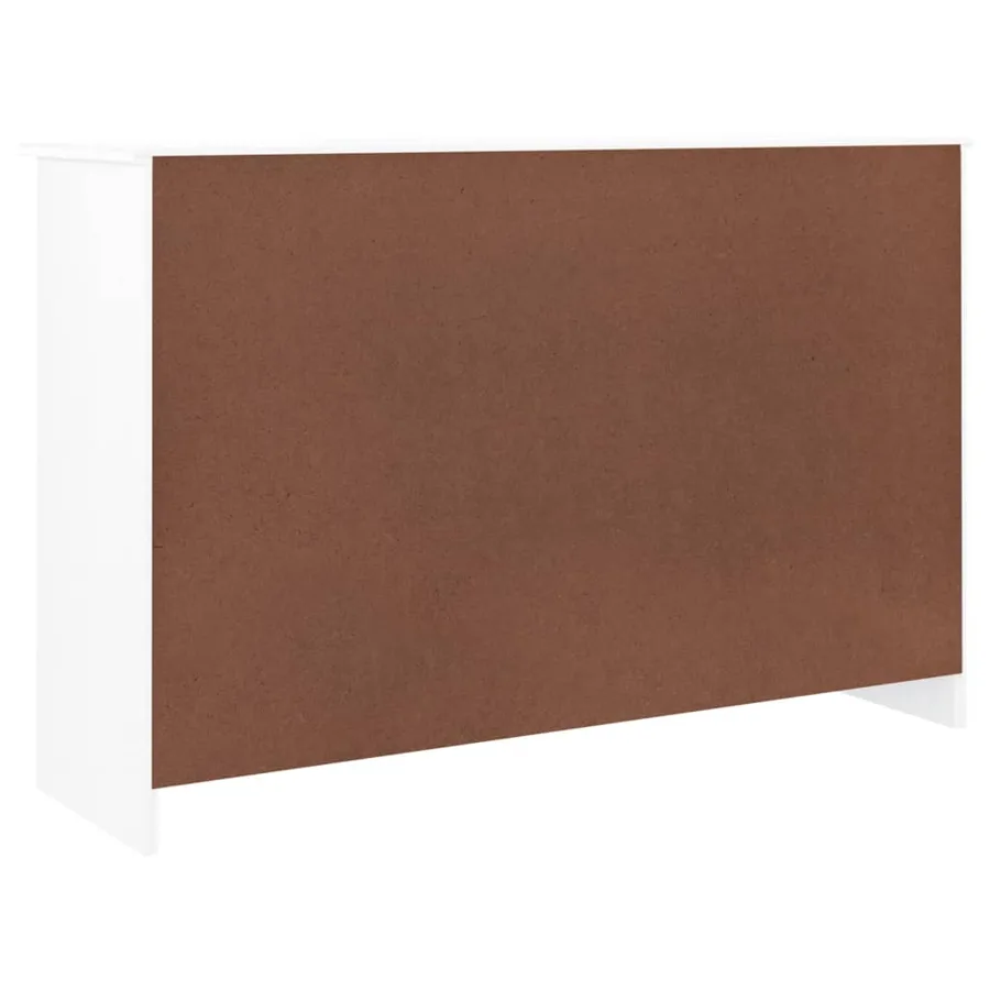 Commode ALTA blanc 112x35x73 cm bois massif de pin - 6