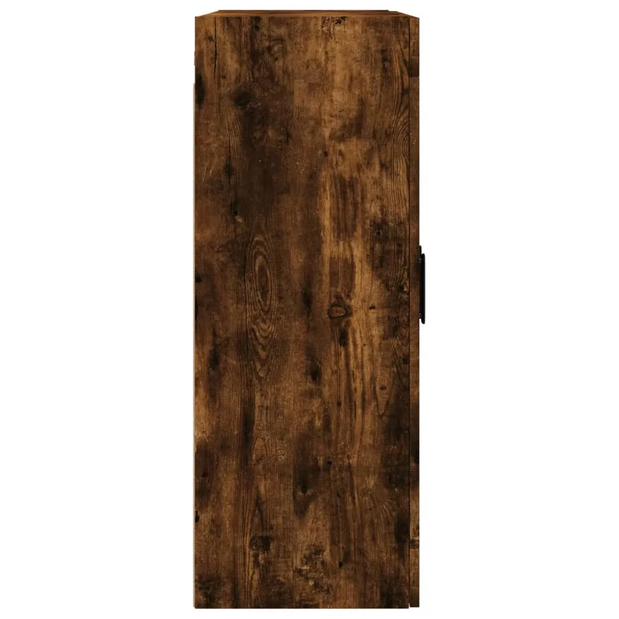 Armoires murales 2 pcs chêne fumé bois d'ingénierie - 7
