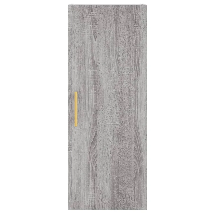 Buffet haut Sonoma gris 34,5x34x180 cm Bois d'ingénierie - 6