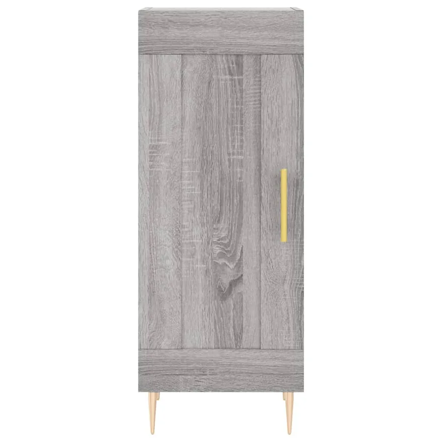 Buffet haut Sonoma gris 34,5x34x180 cm Bois d'ingénierie - 8