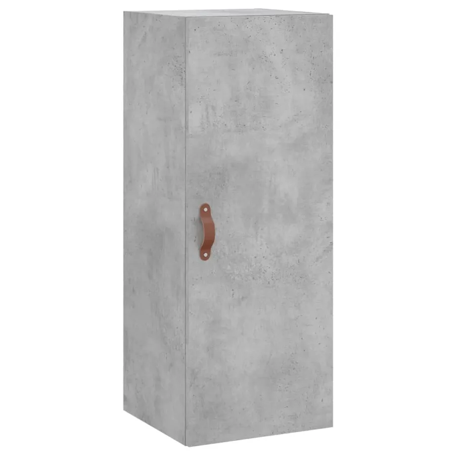 Armoire murale gris béton 34,5x34x90 cm - 2