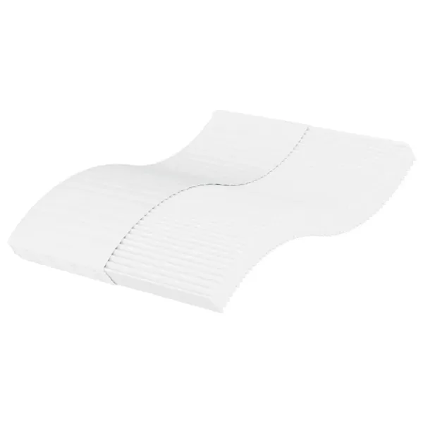 Matelas en mousse blanc 120x200 cm dureté H2 H3
