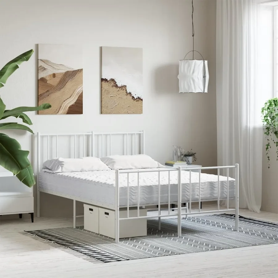 Matelas en mousse blanc 120x200 cm dureté H2 H3 - 2